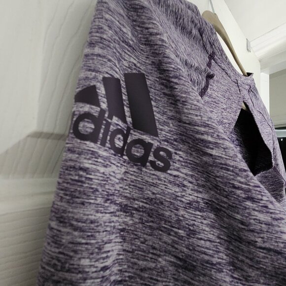 Ladies ADIDAS Purple Open Back Long Sleeve Crop Athleisure Top NWOT - Picture 5 of 6